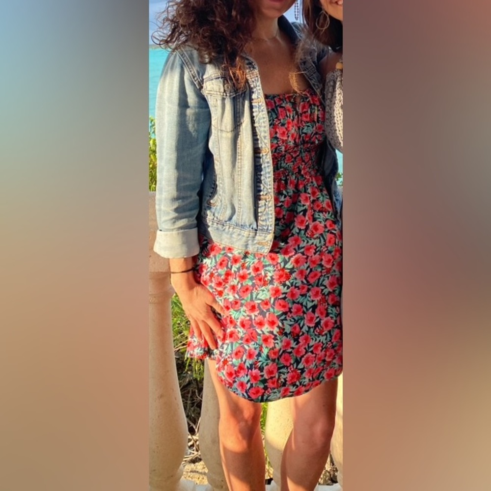 Floral Pink Summer Dress